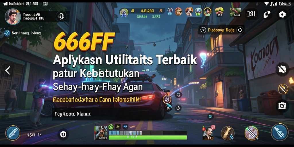 Tampilan antarmuka utama 666FF dengan fitur utilitas yang menarik.