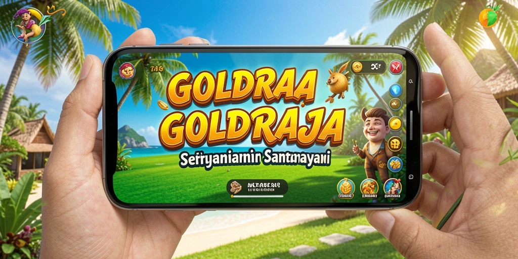 Tampilan gameplay <strong>GOLDRAJA</strong> yang seru dan interaktif.