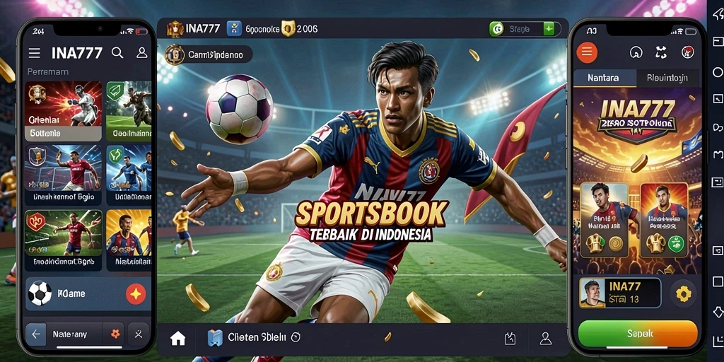 Tampilan gameplay Sportsbook yang menarik di INA777.