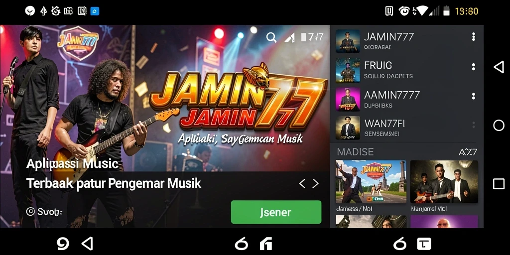 Tampilan gameplay dari aplikasi JAMIN777 yang menyenangkan.