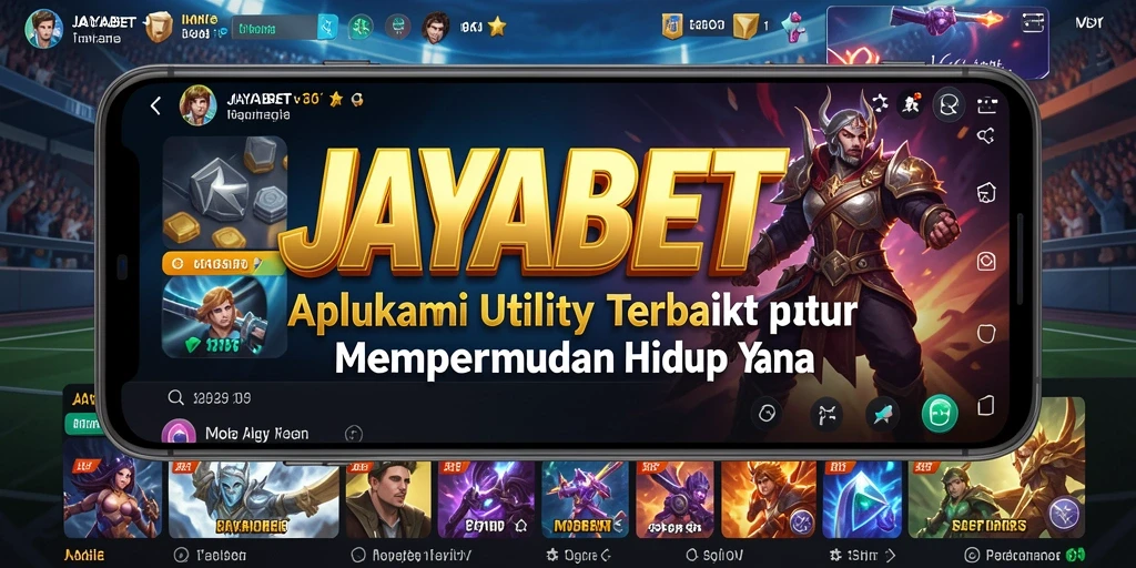 Tampilan antarmuka utama aplikasi JAYABET yang intuitif dan user-friendly.