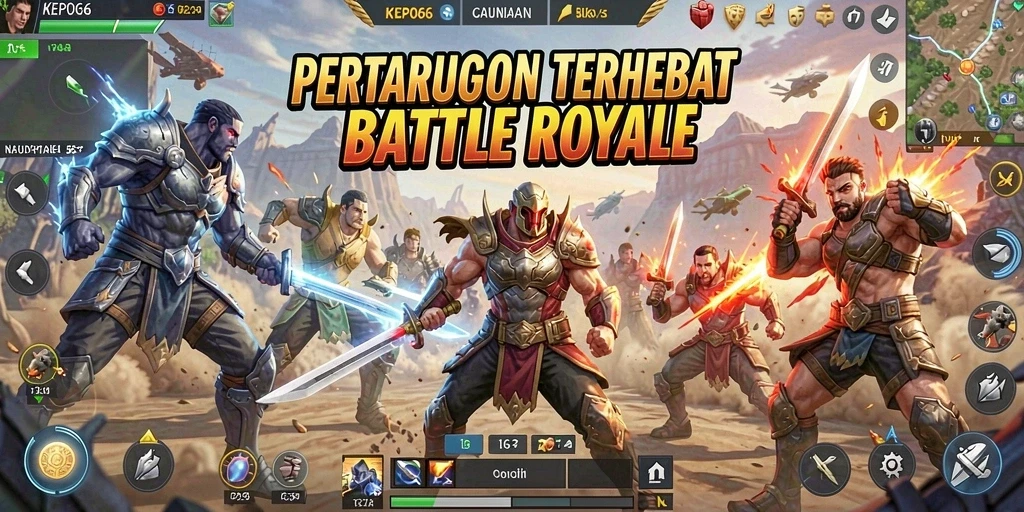 Gameplay mendebarkan dalam KEPO66, siap untuk bertarung.