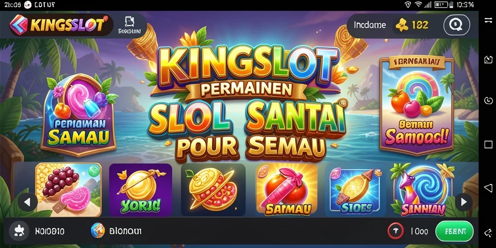 Screenshot gameplay KINGSLOT menampilkan keseruan bermain slot.