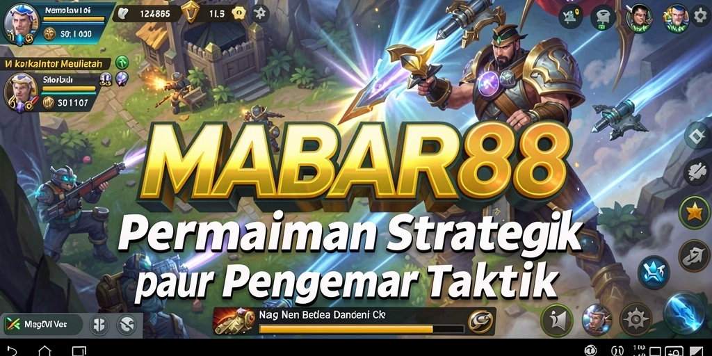 Tampilan gameplay <strong>MABAR88</strong> yang menampilkan pertempuran strategis yang mendebarkan.