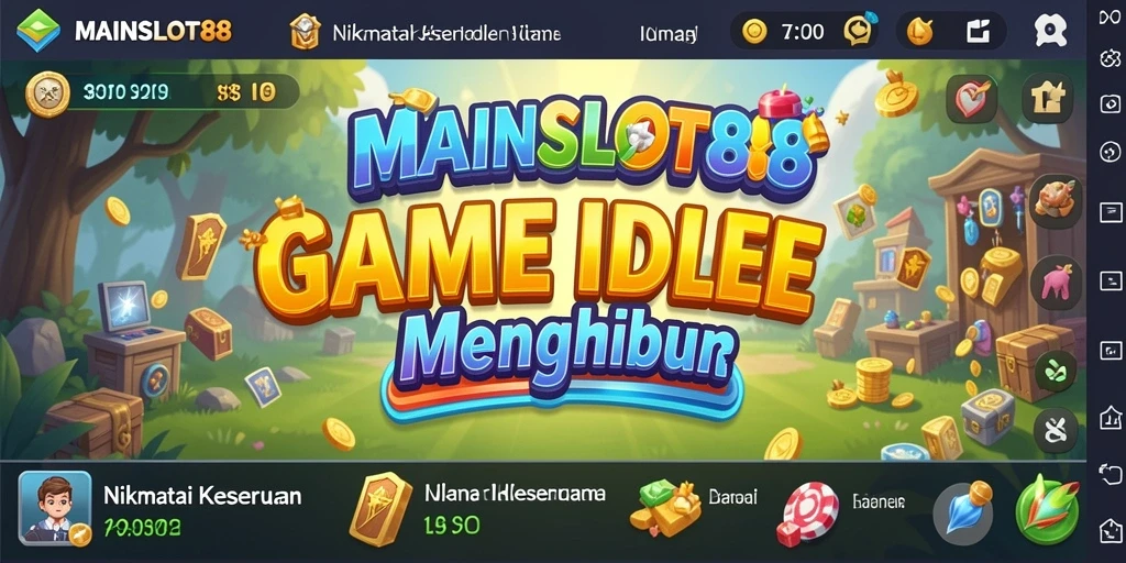 Tampilan utama gameplay MAINSLOT88 dengan elemen Idle yang menarik.