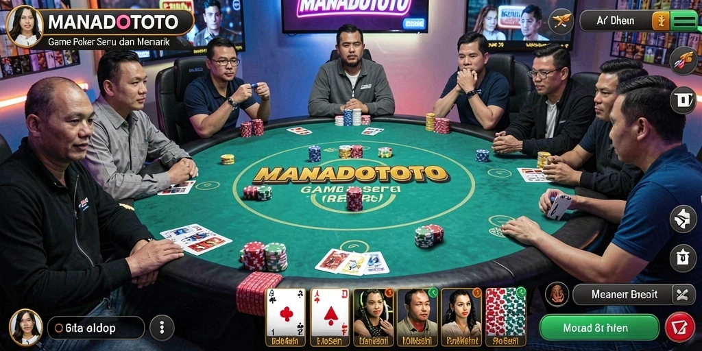 Tampilan gameplay seru dan interaktif dalam MANADOTOTO.