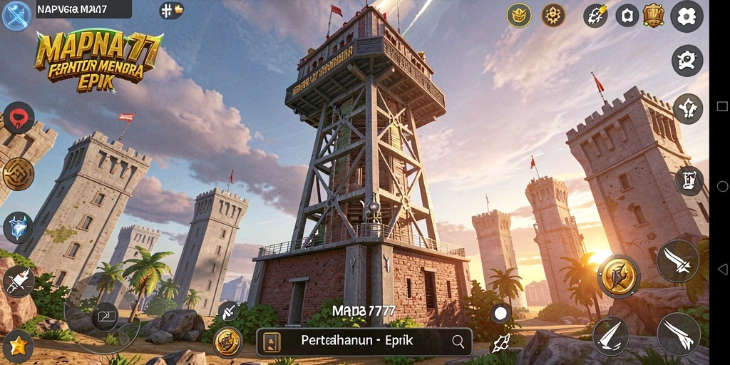 Gameplay Tower Defense yang menegangkan di MAPNA777.