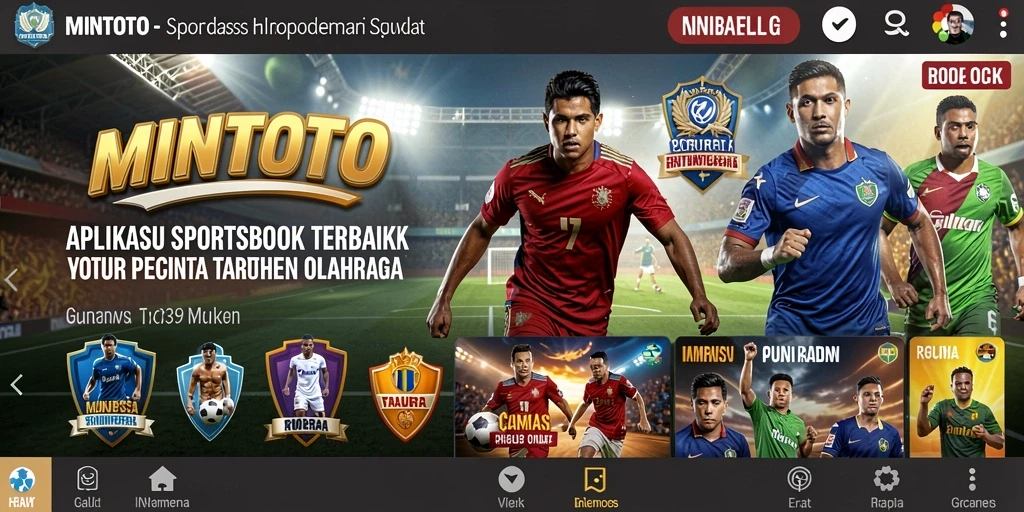 Tampilan menarik dari gameplay taruhan olahraga di MINTOTO.