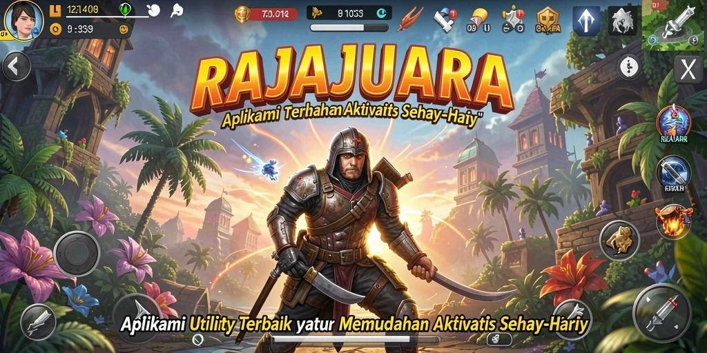 Tangkapan layar RAJAJUARA menampilkan interface yang bersih dan penggunaan fitur yang sederhana.