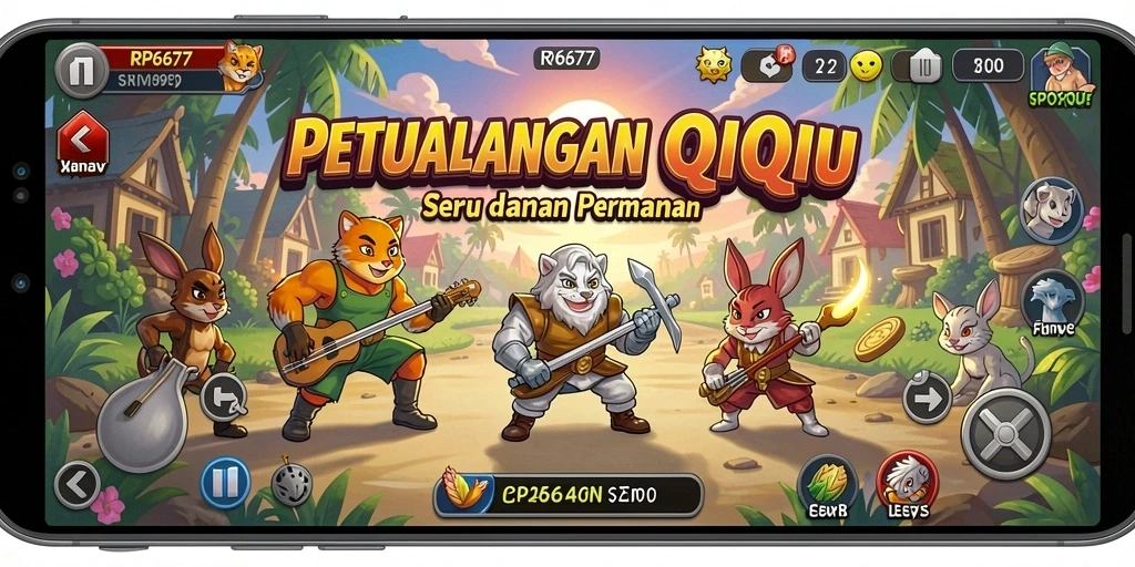 Tampilan gameplay menarik dari RP6677 dalam QiuQiu.