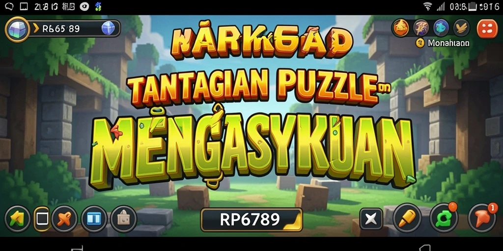 Tampilan screenshot gameplay dari RP6789 yang menampilkan teka-teki menarik.