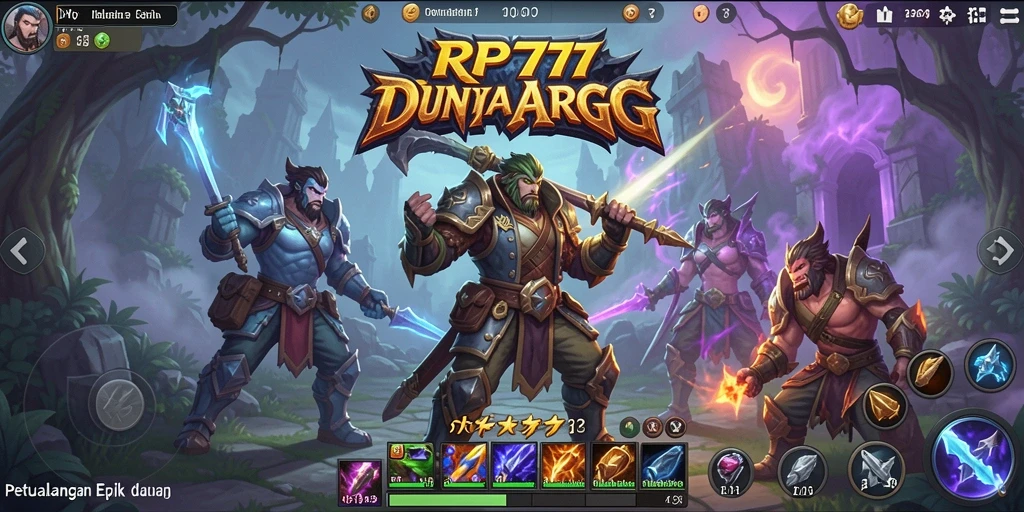 Tampilan gameplay seru dan menantang dalam RP777 ARPG.