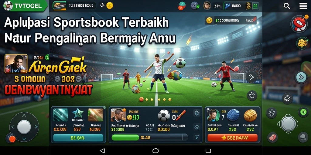 Tampilan utama TVTOGEL dengan fitur sportsbook yang menarik.