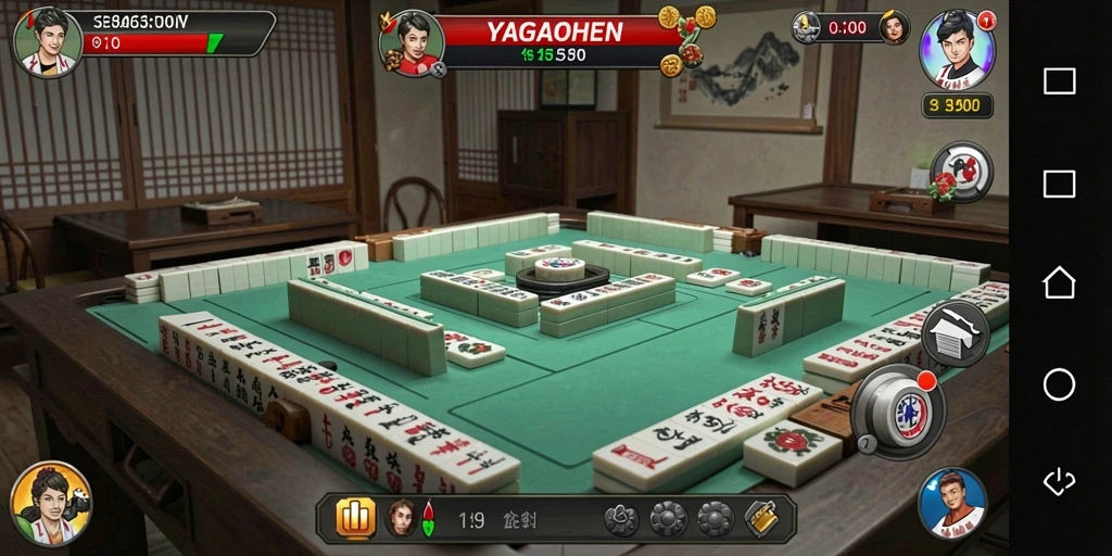 Tampilan gameplay Mahjong yang menantang dan menarik.