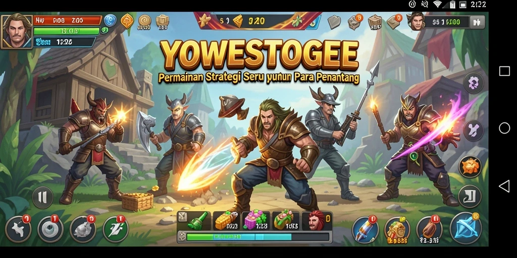 Tampilan gameplay YOWESTOGEL dengan strategi menarik.
